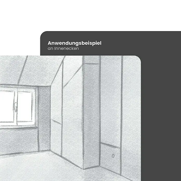 Strait-Flex Kantenschutz für Trockenbau 50x Kantenprofil 274cm Wet-Flex 100 90 Grad Weiß - Weiß