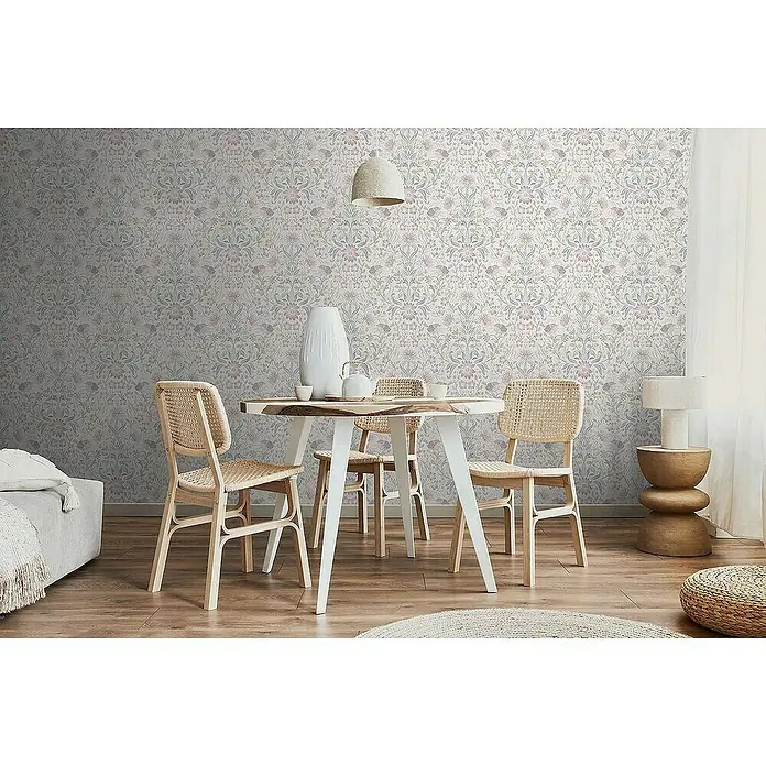 Tadessi Vliestapete M1-No.4305 - Creme, Floral, 10,05 x 0,53 m