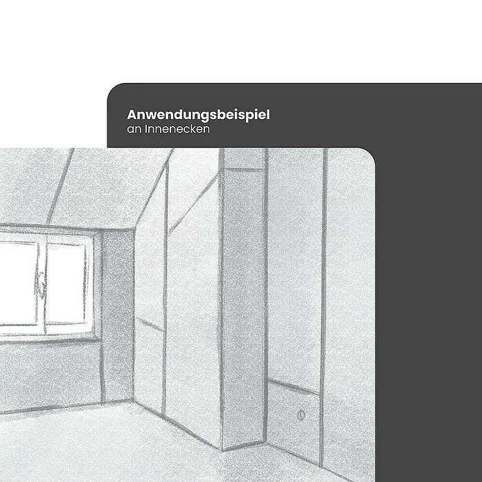Strait-Flex Kantenschutz für Trockenbau 10x Kantenprofil 30,5m Rolle Mid-Flex 300 flex. Winkel Weiß - Weiß