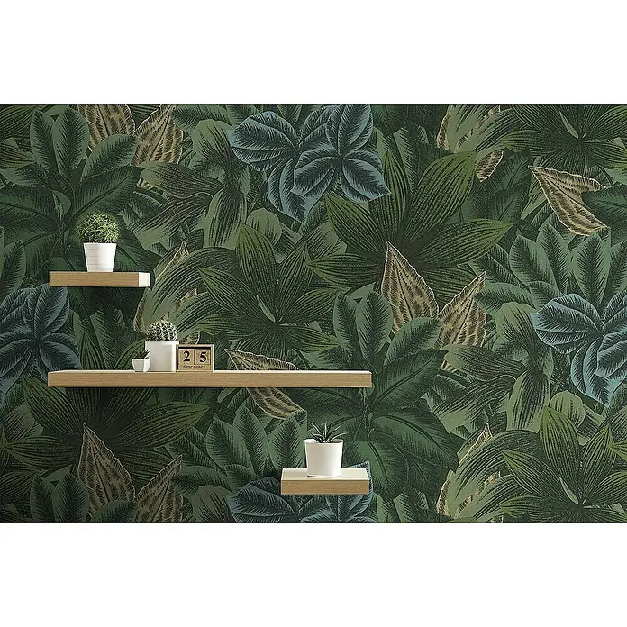 Tadessi Vliestapete M1-No.4401 - Gelb, Floral, 10,05 x 0,53 m