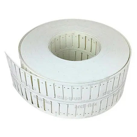 Strait-Flex  Kantenschutz für Trockenbau 12x Kantenprofil 30,5m Rolle Arch-Flex 100 flex. Winkel Weiß