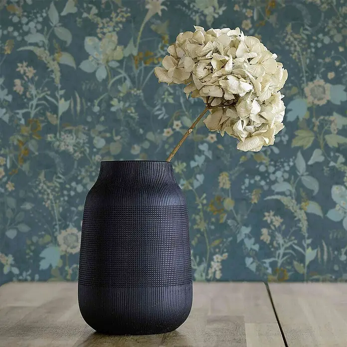 Tadessi Vliestapete M1-No.4049 - Blau, Floral, 10,05 x 0,53 m
