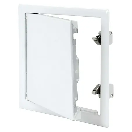 Protektor  Montagezubehör für Trockenbau 20cm x 20cm Revisionsklappe Stahl Schnappverschluss Weiß