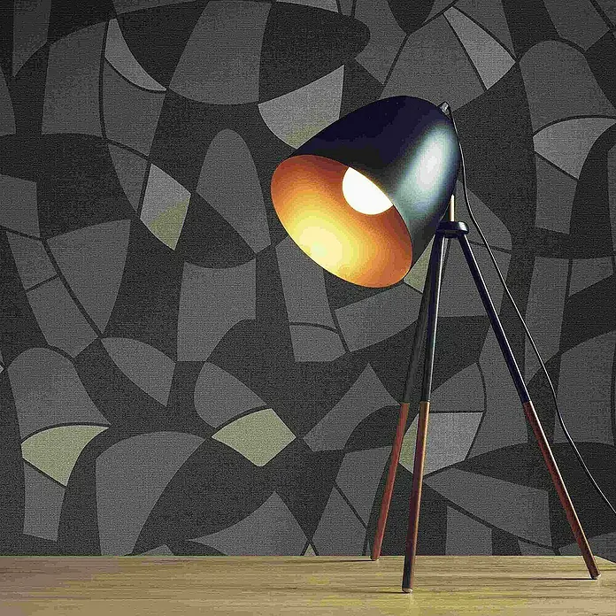 Tadessi Vliestapete M1-No.4251 - Schwarz, Grafisch, 10,05 x 0,53 m