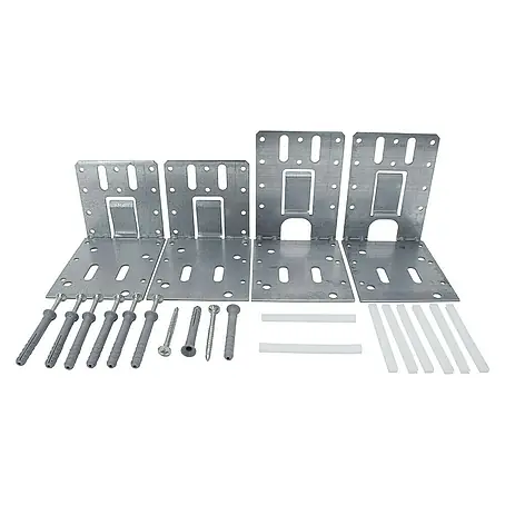Protektor  Montagezubehör für Trockenbau Türpfostensteckwinkel Set UA/CW 100 Silber
