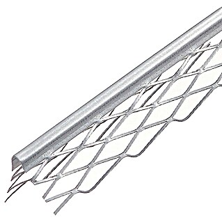 Protektor Kantenschutz für Trockenbau 1007 Kantenprofil für den Innenputz, 25x 150cm, Putzstärke 10 mm Silber (Silber)