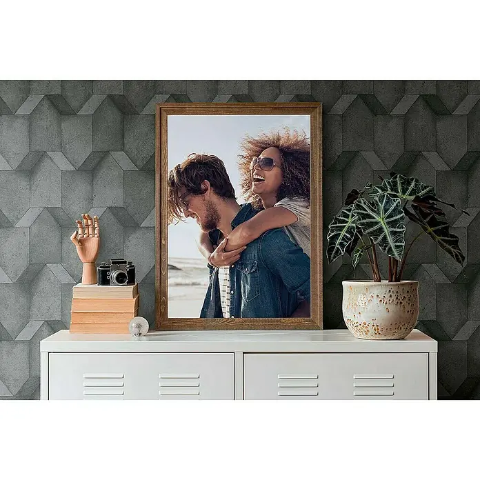 Tadessi Vliestapete M1-No.4060 - Schwarz, Steinoptik, 10,05 x 0,53 m