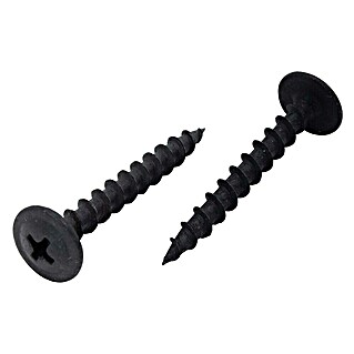 Protektor Montagezubehör für Trockenbau 200x Schnellbauschraube 4,2mm x 35mm Feingewinde Schwarz