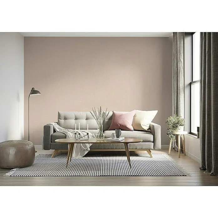 Tadessi Vliestapete M1-No.3991 - Rosa, Uni, 10,05 x 0,53 m