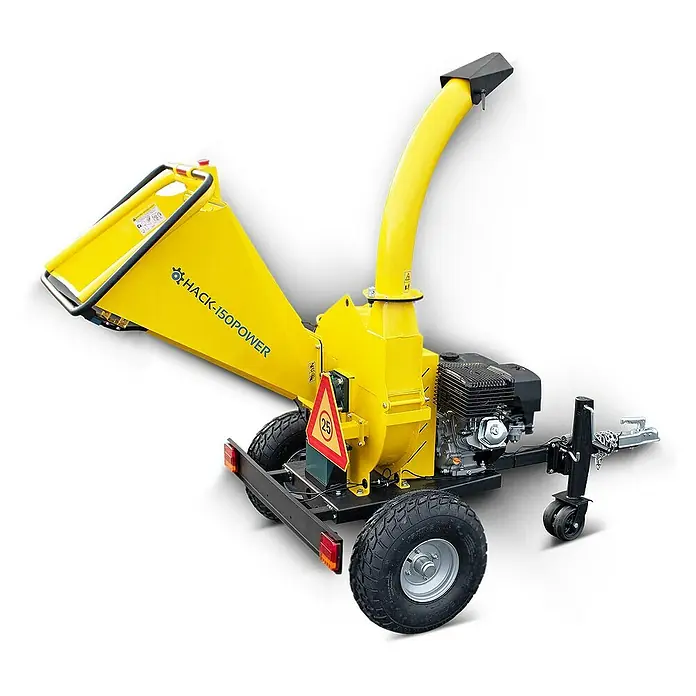 Bamato Benzin-Häcksler BAMATO Holzhäcksler HACK-150POWER mit E-Start - Max. Aststärke: 120 mm, 9 kW, Hubraum: 420 cm³