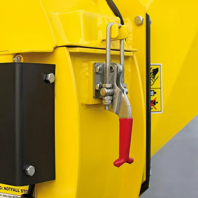 Bamato Benzin-Häcksler BAMATO Holzhäcksler HACK-150POWER mit E-Start - Max. Aststärke: 120 mm, 9 kW, Hubraum: 420 cm³