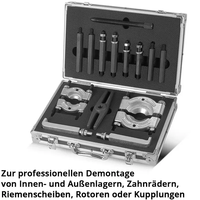 STAHLWERK Werkzeugkoffer Lagerabzieher-Set 14-teilig - 