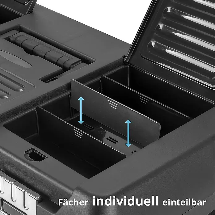 STAHLWERK Werkzeugkoffer Set mit 4 leeren Werkzeugkisten - 