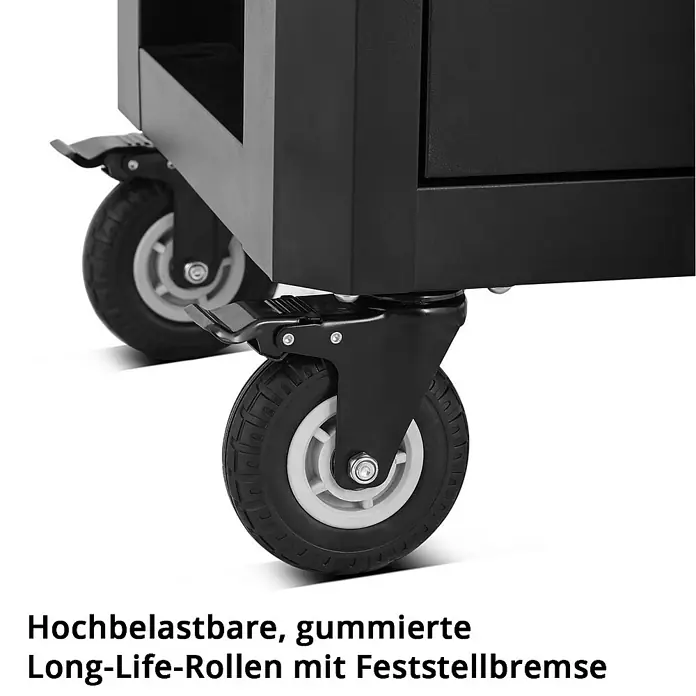 STAHLWERK Werkzeugkoffer Werkstattwagen SHARK Werkzeugwagen Montagewagen 235 Werkzeuge CrV - 