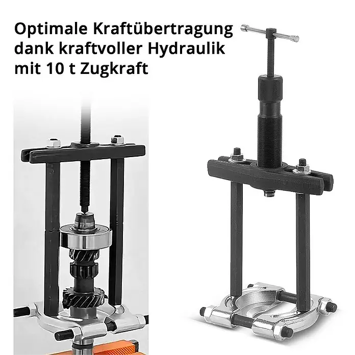 STAHLWERK Werkzeugkoffer Lagerabzieher 10 t Zugkraft - 