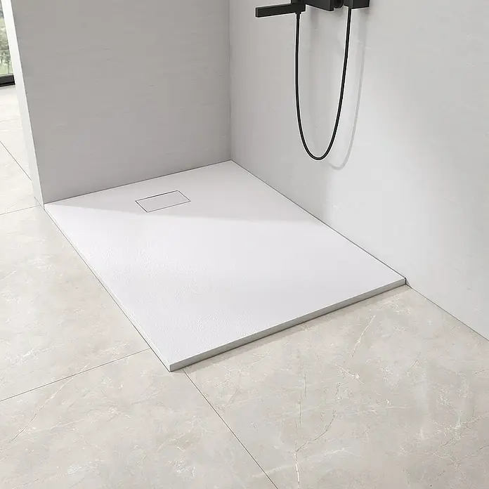 Emke Duschwanne SMC Duschtasse ST - L x B: 120 x 90 cm, Kunststoff, Weiß