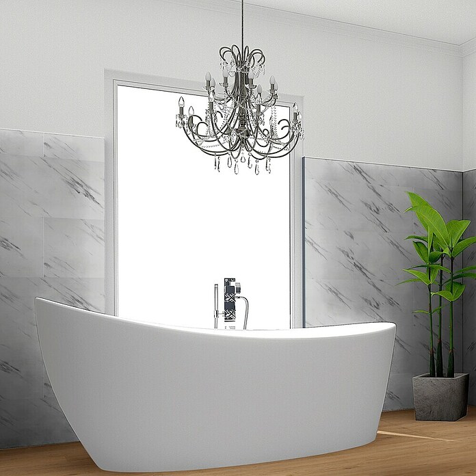 Revêt Wandpaneel SPC Wall (600 x 300 mm, Marbel High Gloss, Hochglänzend) | BAUHAUS