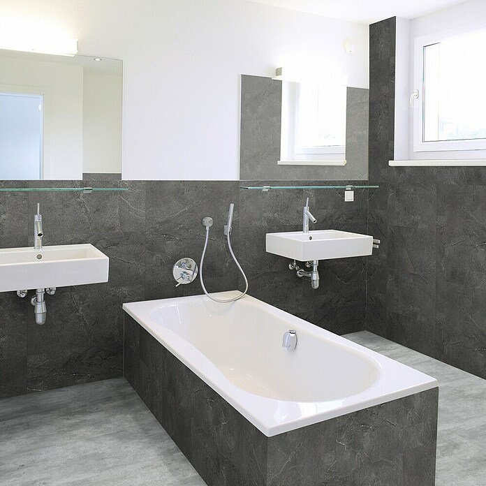 Revêt Wandpaneel SPC Wall (600 x 300 mm, Slate Matt) | BAUHAUS