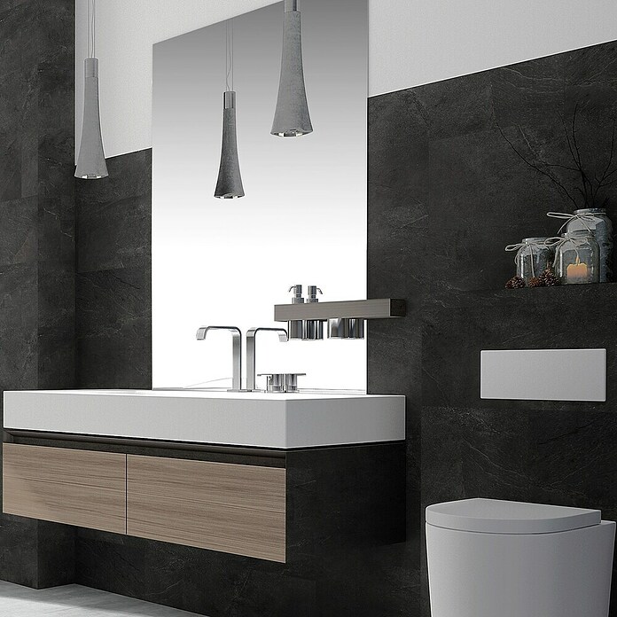 Revêt Wandpaneel SPC Wall (600 x 300 mm, Slate Matt) | BAUHAUS