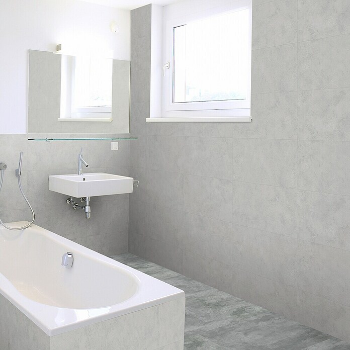 Revêt Wandpaneel SPC Wall (600 x 300 mm, Grey Matt) | BAUHAUS