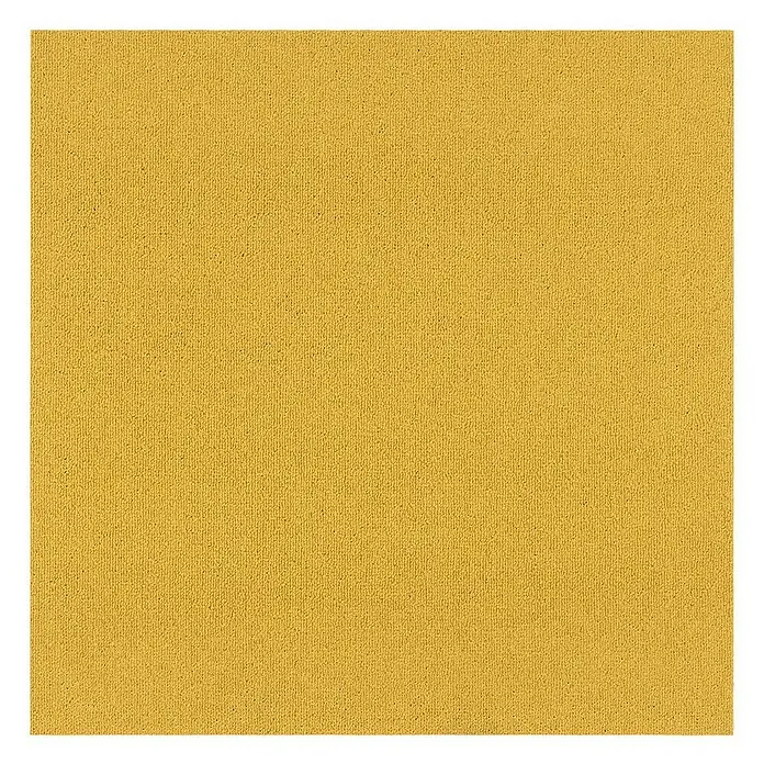 Floordirekt Teppichfliese Edinburgh - 50 x 50 cm - 0,25 m² - Gelb - Breite: 50 cm, Nylon, Gelb