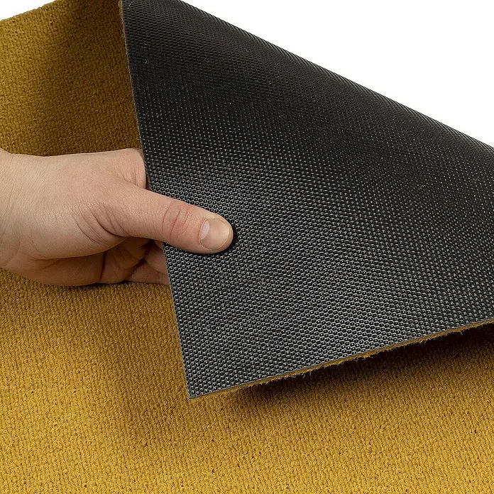 Floordirekt Teppichfliese Edinburgh - 50 x 50 cm - 0,25 m² - Gelb - Breite: 50 cm, Nylon, Gelb