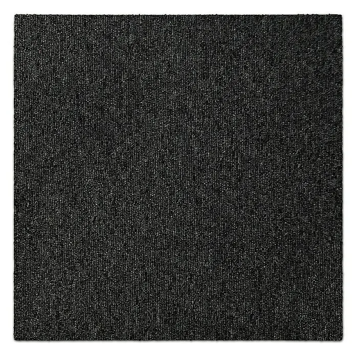Floordirekt Teppichfliese Lyonn - 50 x 50 cm - 0,25 m² - Dunkelgrau - Breite: 50 cm, Nylon, Dunkelgrau