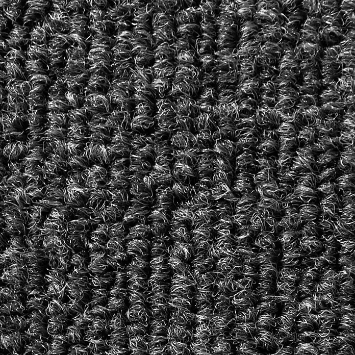 Floordirekt Teppichfliese Lyonn - 50 x 50 cm - 0,25 m² - Dunkelgrau - Breite: 50 cm, Nylon, Dunkelgrau
