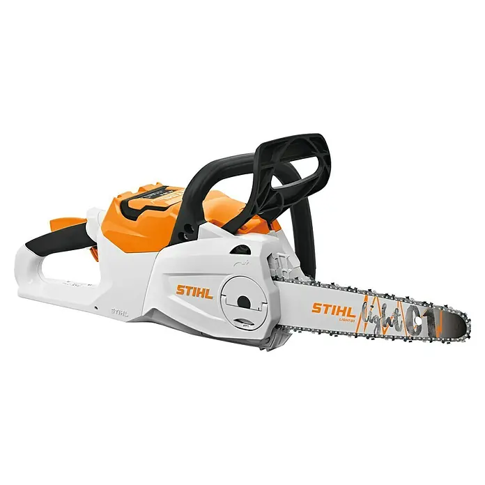 Stihl Akku-Kettensäge MSA 80 C-B - 36 V, Li-Ionen, Ohne Akku, Schwertlänge: 35 cm - Die STIHL Akku-Motorsäge ist ideal für mühelose Gartenarbeiten und Brennholz schneiden. Leicht, handlich und effizient.