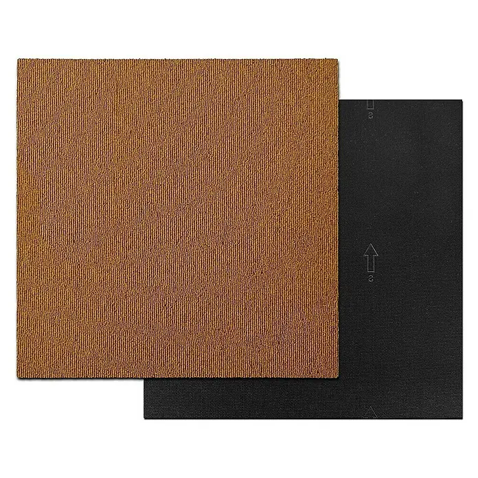 Floordirekt Teppichfliese Lyonn - 50 x 50 cm - 0,25 m² - Gelb - Nylon, Gelb