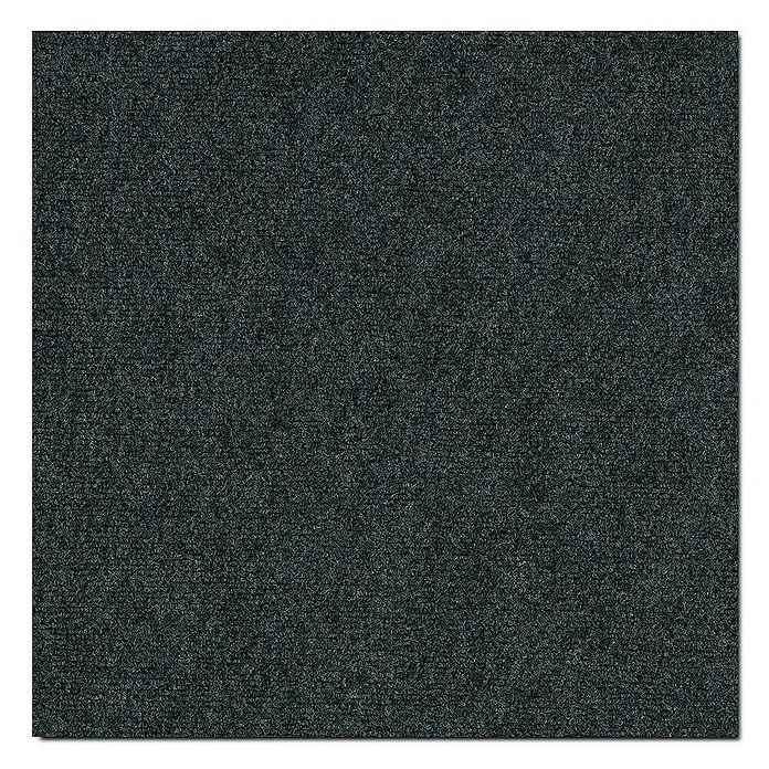 Floordirekt Teppichfliese Basel - 50 x 50 cm - 0,25 m² - Grün - Breite: 50 cm, Polypropylen, Grün