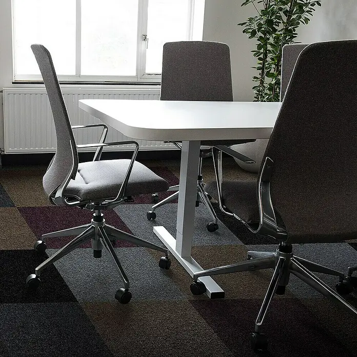 Floordirekt Teppichfliese Basel - 50 x 50 cm - 0,25 m² - Grün - Breite: 50 cm, Polypropylen, Grün