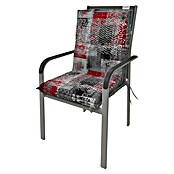 Doppler Sitzauflage Spot (Niederlehner, L x B x H: 100 x 48 x 5 cm, 55% Polyester, 45% Baumwolle, Rot,Schwarz,Weiß) | BAUHAUS