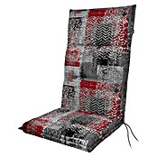 Doppler Sitzauflage Spot (Hochlehner, L x B x H: 119 x 48 x 5 cm, Polyester, Baumwolle, Rot,Schwarz,Weiß) | BAUHAUS