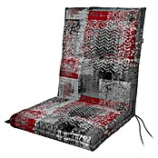 Doppler Sitzauflage Spot (Niederlehner, L x B x H: 100 x 48 x 5 cm, 55% Polyester, 45% Baumwolle, Rot,Schwarz,Weiß) | BAUHAUS