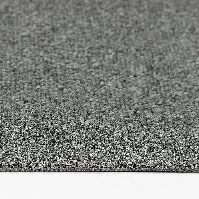 Floordirekt Teppichfliese Edinburgh - 50 x 50 cm - 0,25 m² - Hellgrau - Nylon, Hellgrau