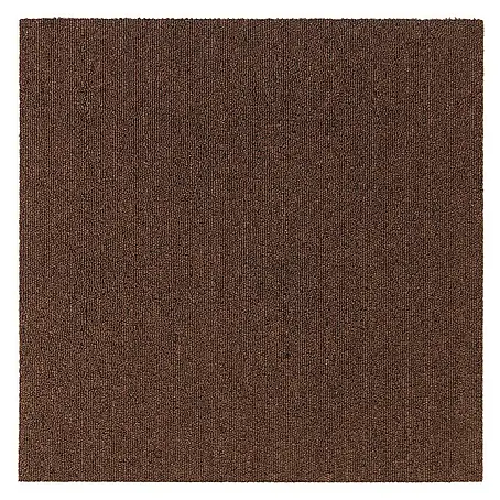 Floordirekt  Teppichfliese Moscow 50 x 50 cm Dunkelbraun