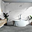 Revêt Wandpaneel SPC Wall (1 200 x 600 mm, Marmor Weiß, Hochglänzend) | BAUHAUS