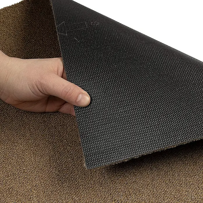 Floordirekt Teppichfliese Edinburgh - 50 x 50 cm - 0,25 m² - Beige - Breite: 50 cm, Nylon, Beige