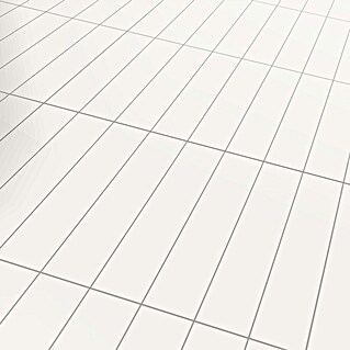 Revêt Wandpaneel SPC Wall Butcherblock (1 200 x 600 mm, Butcherblock White High Gloss, Hochglänzend)
