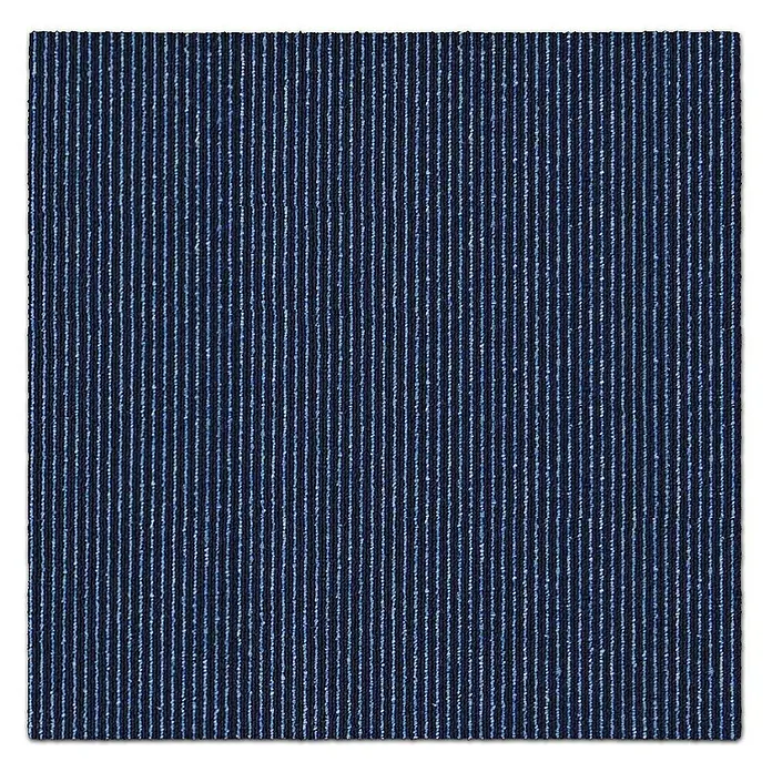 Floordirekt Teppichfliese Bohemia - 50 x 50 cm - 0,25 m² - Dunkelblau - Polypropylen, Dunkelblau