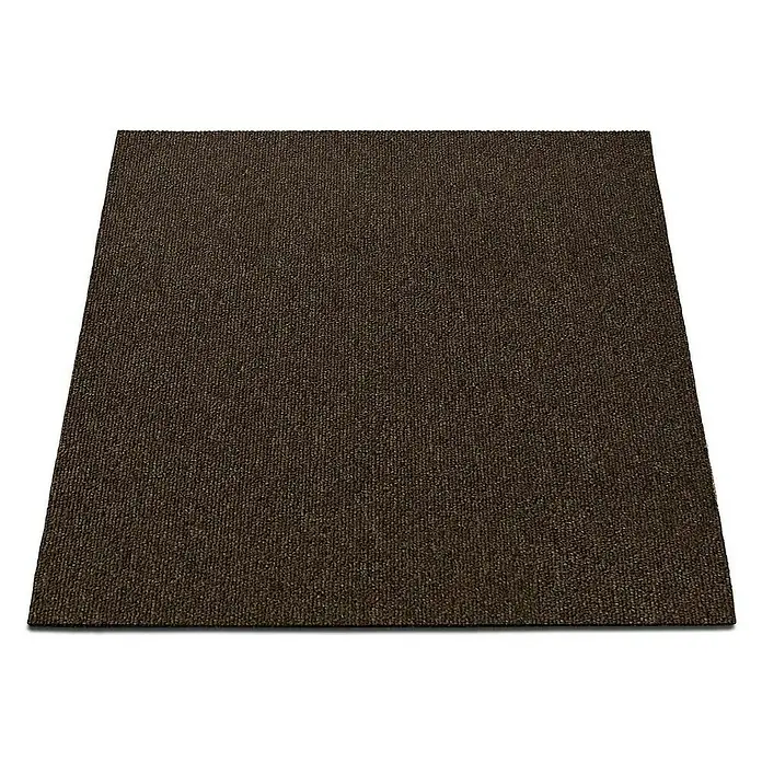 Floordirekt Teppichfliese Lyonn - 50 x 50 cm - 0,25 m² - Braun - Nylon, Braun
