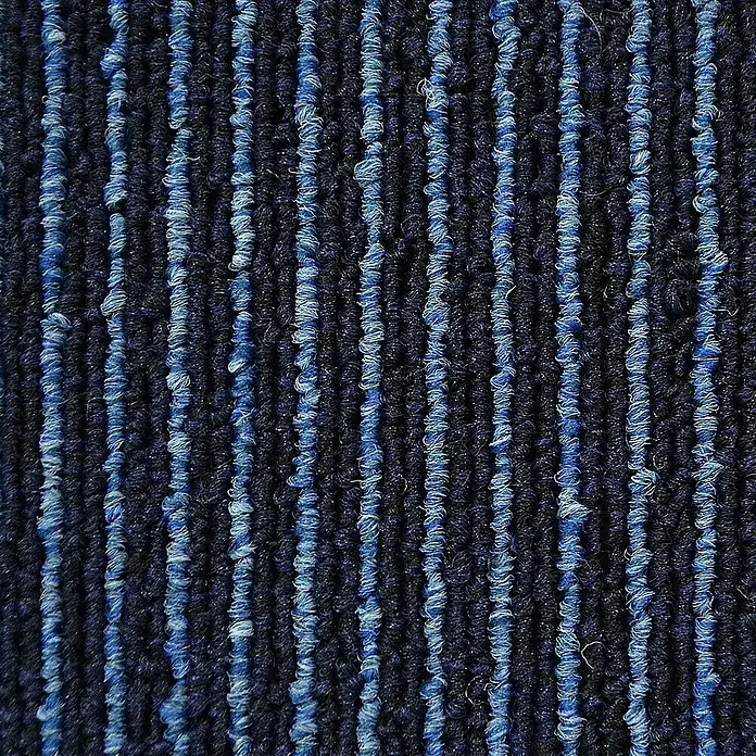 Floordirekt Teppichfliese Bohemia - 50 x 50 cm - 0,25 m² - Dunkelblau - Polypropylen, Dunkelblau
