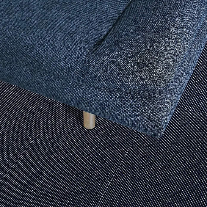 Floordirekt Teppichfliese Bohemia - 50 x 50 cm - 0,25 m² - Dunkelblau - Polypropylen, Dunkelblau