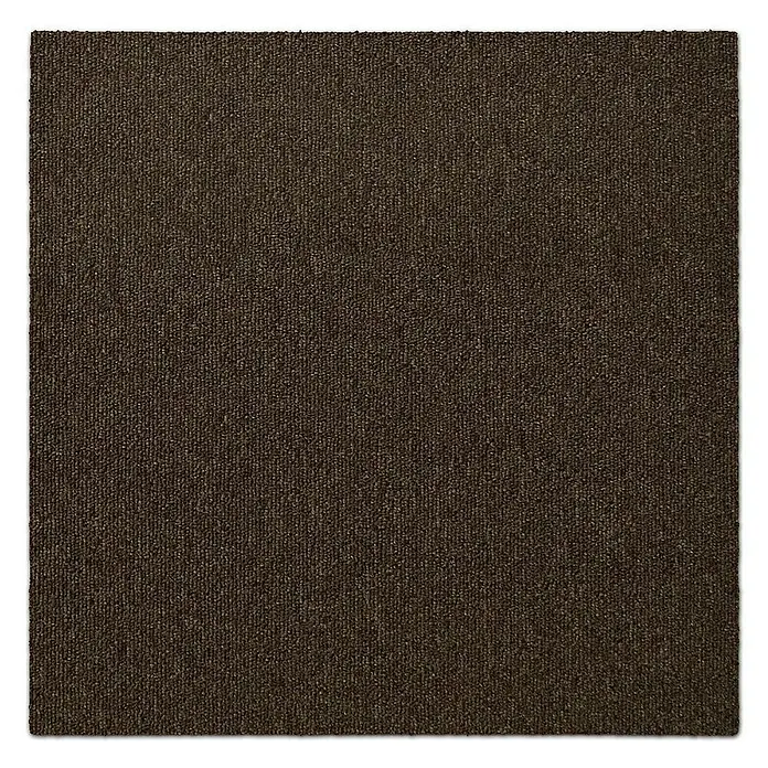 Floordirekt Teppichfliese Lyonn - 50 x 50 cm - 0,25 m² - Braun - Nylon, Braun