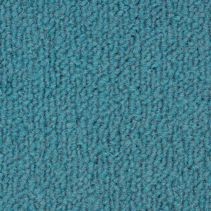 Floordirekt Teppichfliese Edinburgh - 50 x 50 cm - 0,25 m² - Türkis - Nylon, Türkis