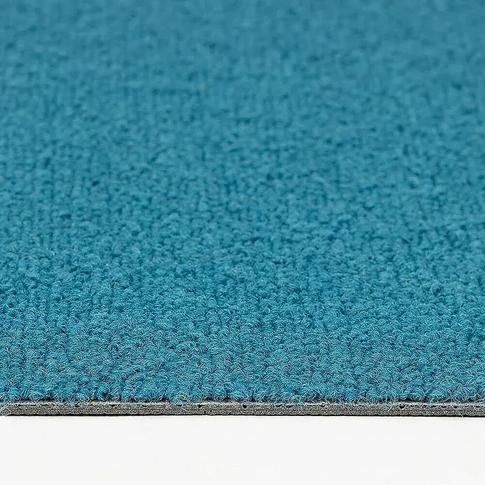 Floordirekt Teppichfliese Edinburgh - 50 x 50 cm - 0,25 m² - Türkis - Nylon, Türkis