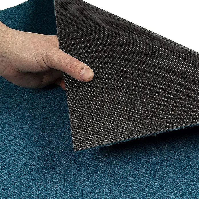 Floordirekt Teppichfliese Edinburgh - 50 x 50 cm - 0,25 m² - Türkis - Nylon, Türkis