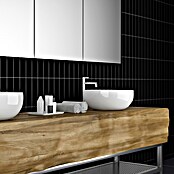 Revêt Wandpaneel SPC Wall Butcherblock (1 200 x 600 mm, Butcherblock Black High Gloss, Hochglänzend) | BAUHAUS