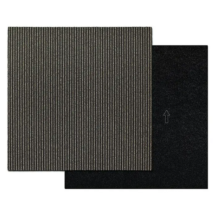 Floordirekt Teppichfliese Bohemia - 50 x 50 cm - 0,25 m² - Braun - Polypropylen, Braun